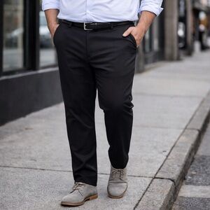 VRST men’s Slim Fit 5 Pocket Pants Black Performance Stretch  W40 X L30